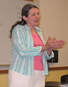 Ann Moeller presenting